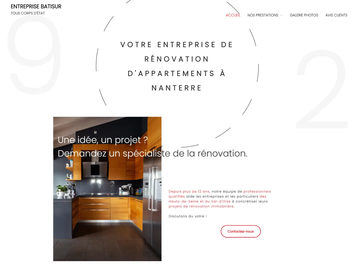 Site web Batisur BTP