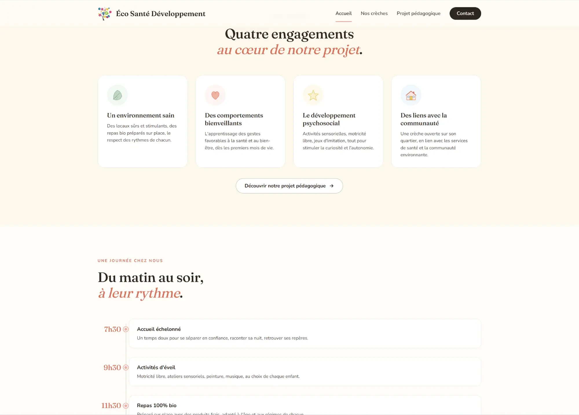 Éco Santé Développement - Capture 3