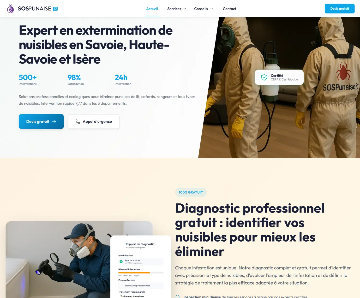 Site web SERD Caraïbe
